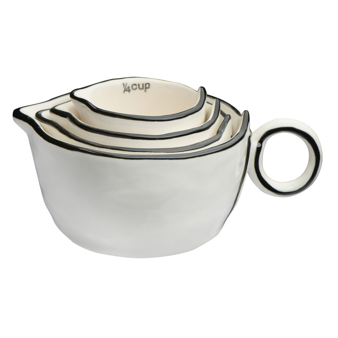 Stoneware Measuring Cups (SetOf4)