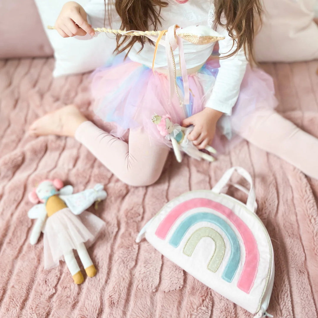 Rainbow Purse & Doll Play Case