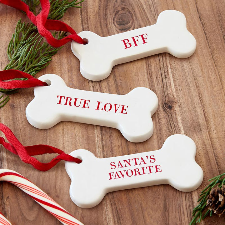 Dog Bone Ornament Set