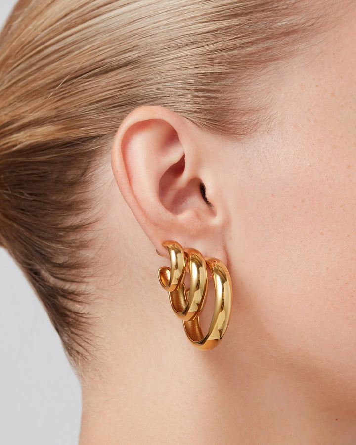 Staple Hoop Earrings