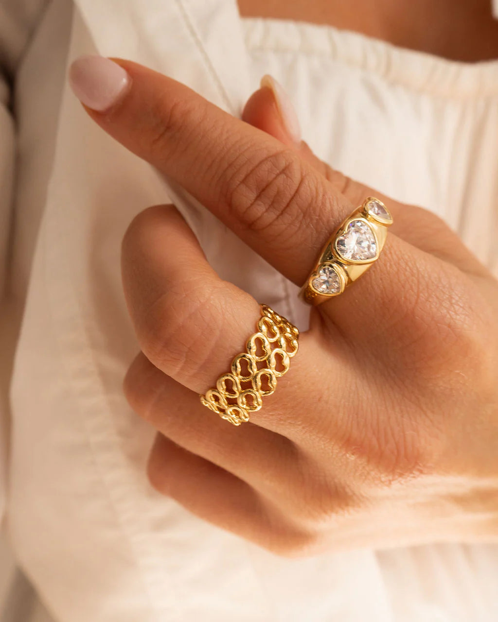 Metal Lace Ring