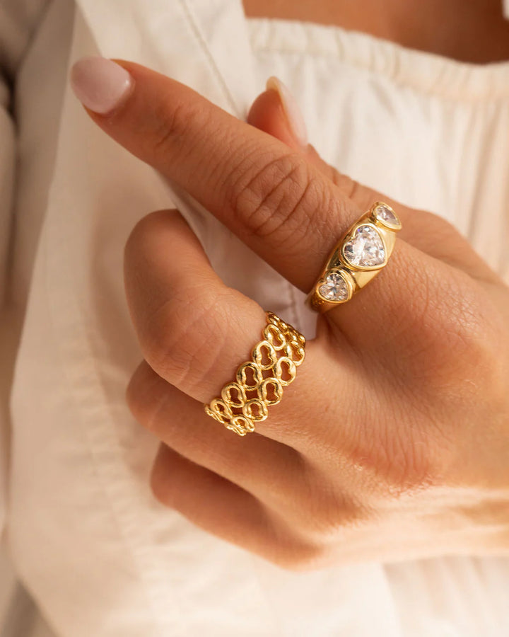 Metal Lace Ring