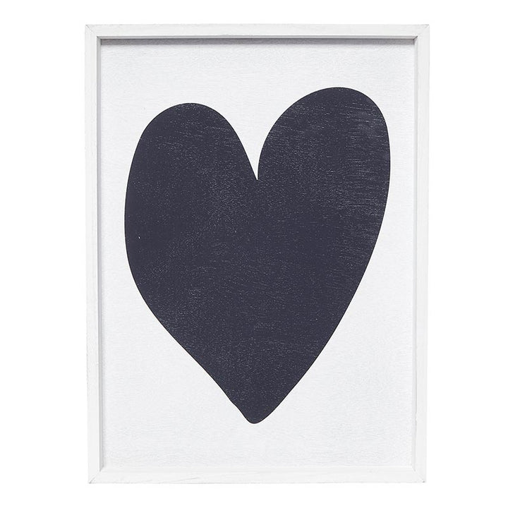 Black Heart Wall Art