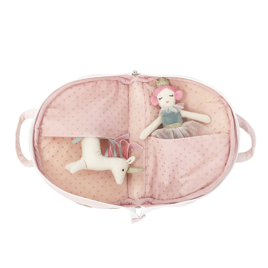 Rainbow Purse & Doll Play Case