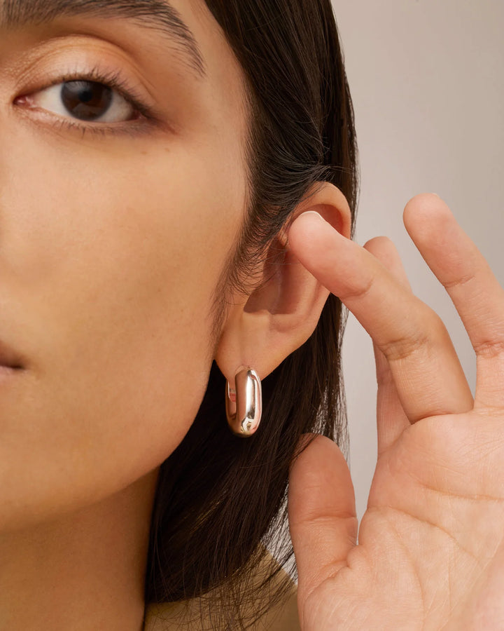 Puffy U-Link Earrings