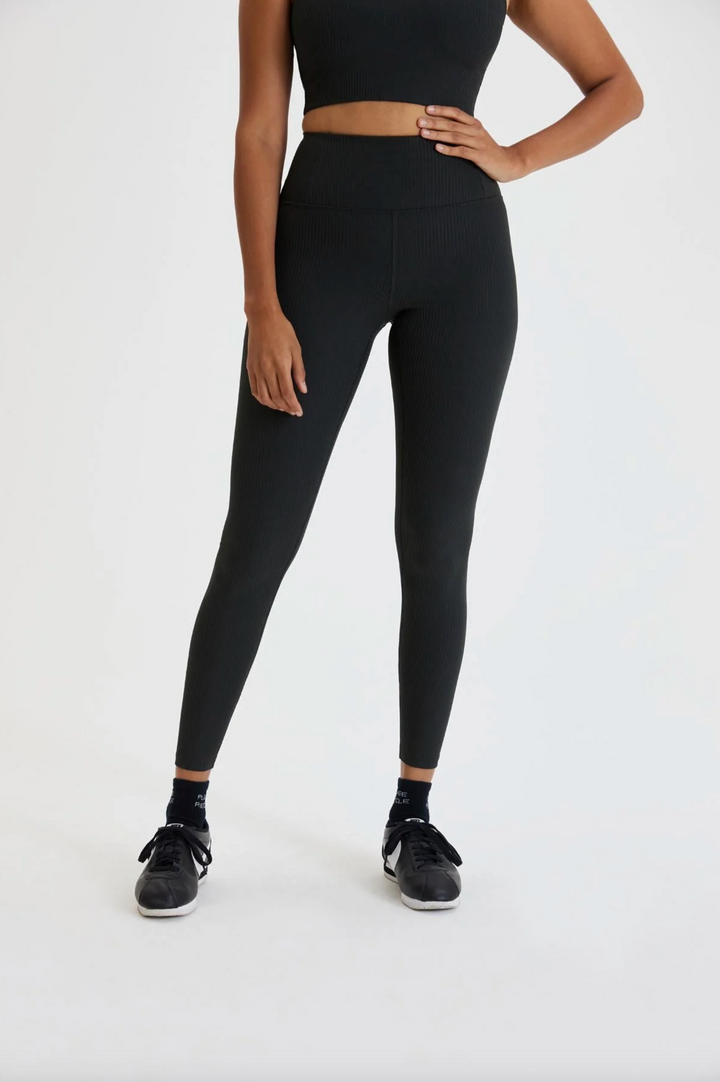 Ribbed High Rise Legging