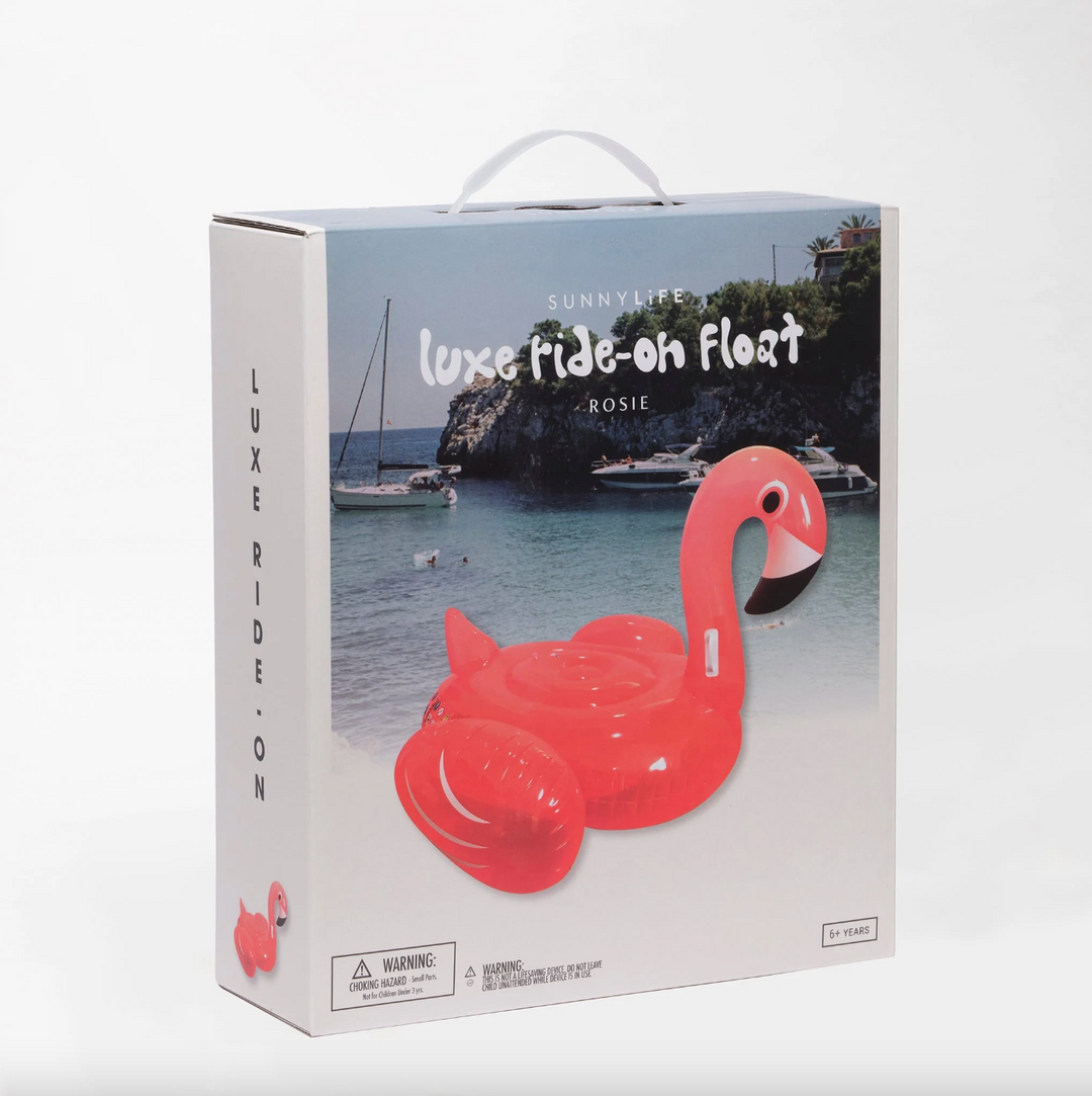 Luxe Ride-On Float, Rosie Flamingo