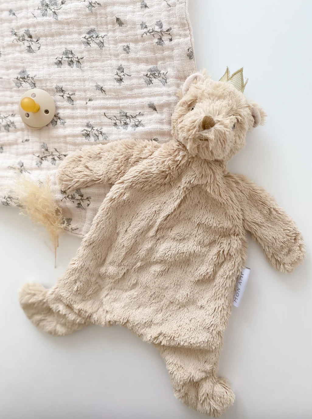 Prince Bear Baby Security Blankie