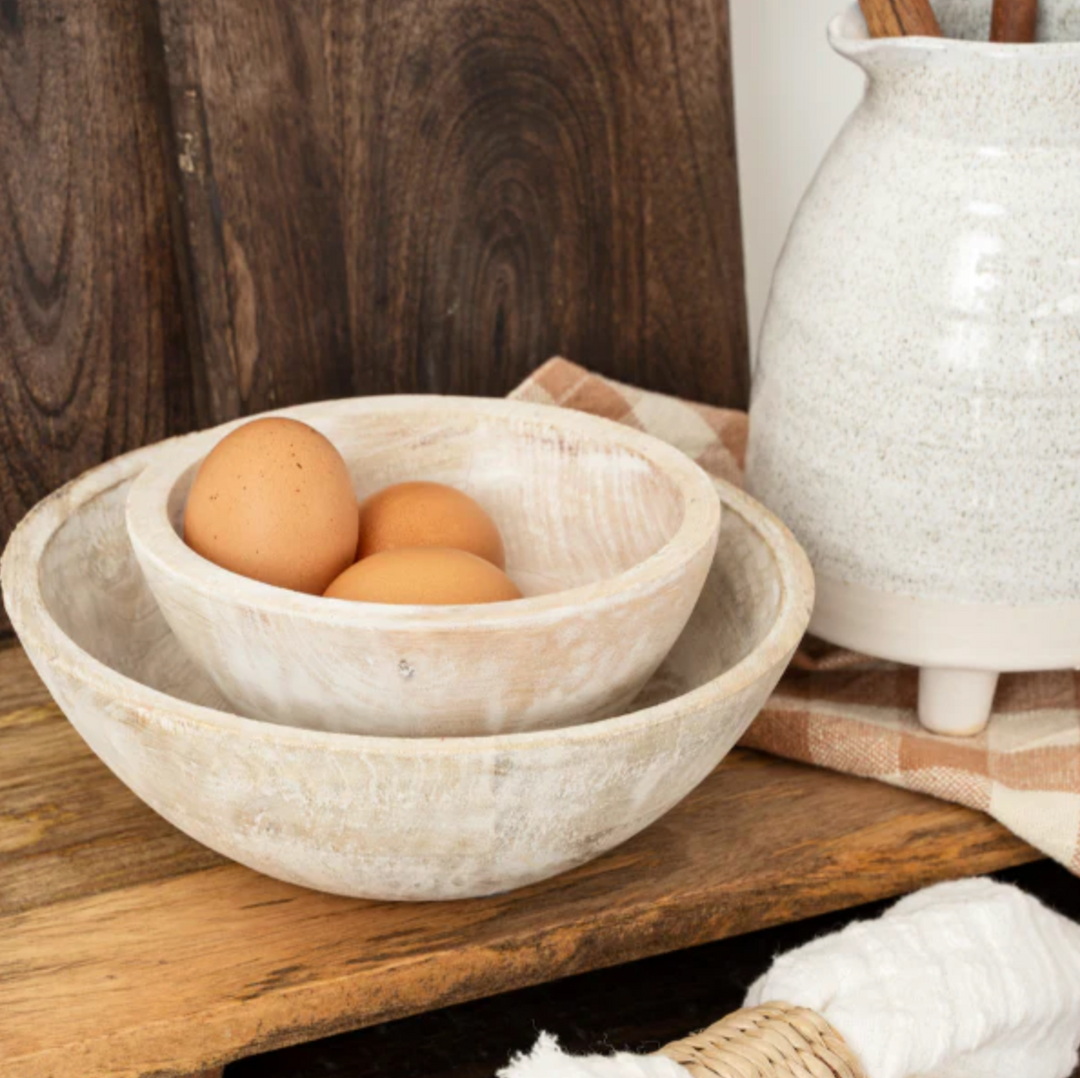 Cloudscape Wooden Bowl