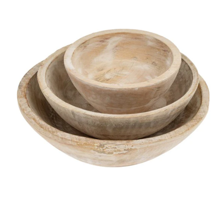 Cloudscape Wooden Bowl