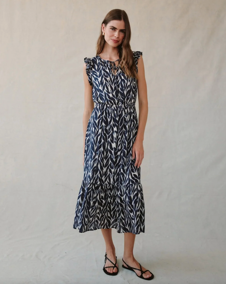 Ruffle Midi Dress