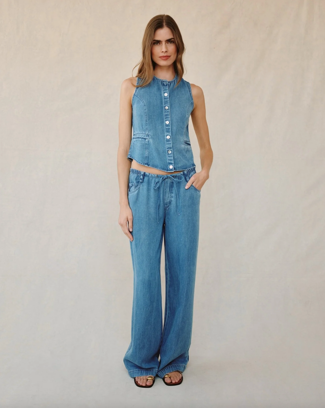 Drawstring Jeans