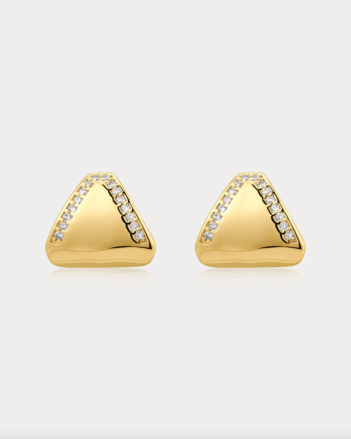 Pave Shield Studs