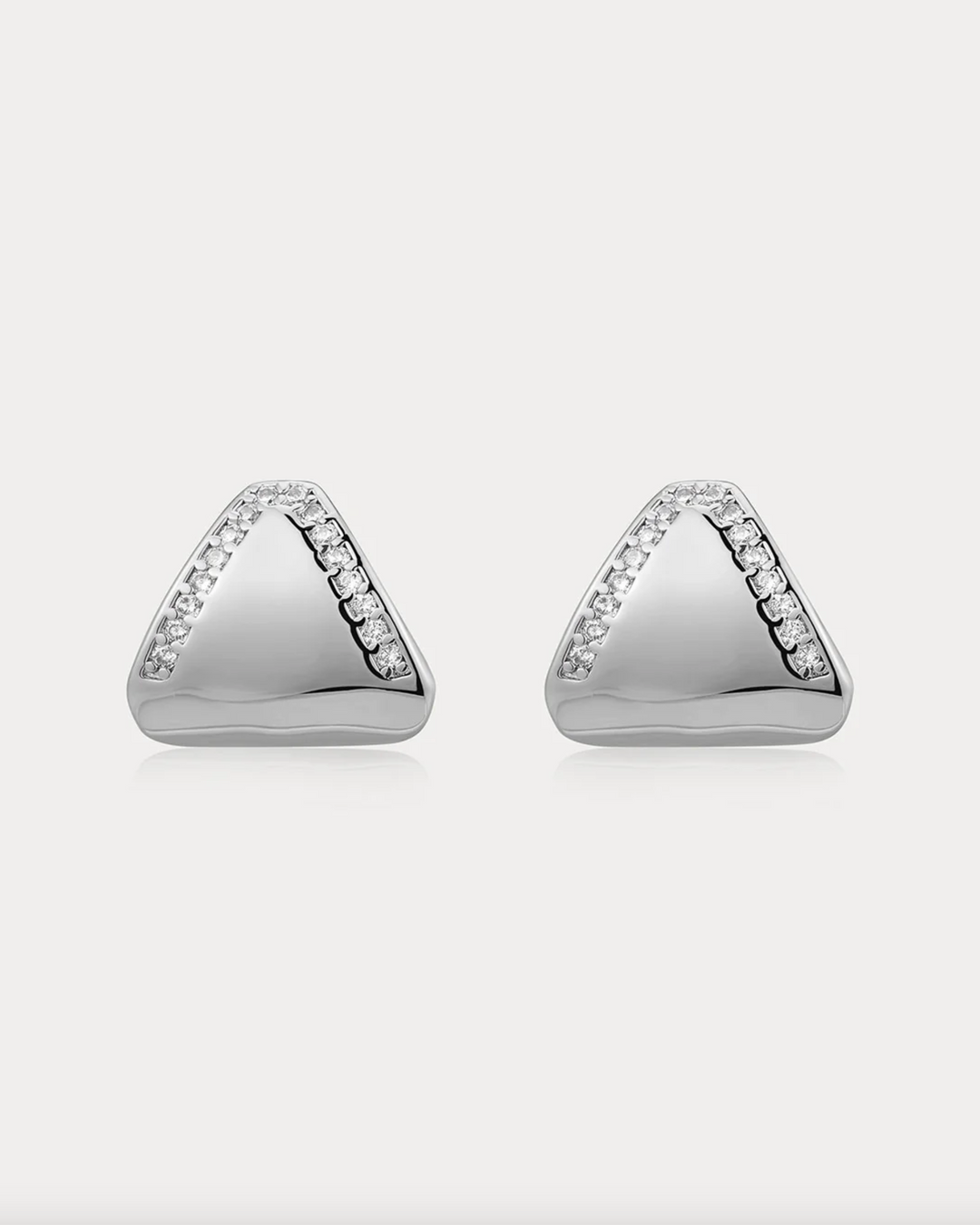 Pave Shield Studs