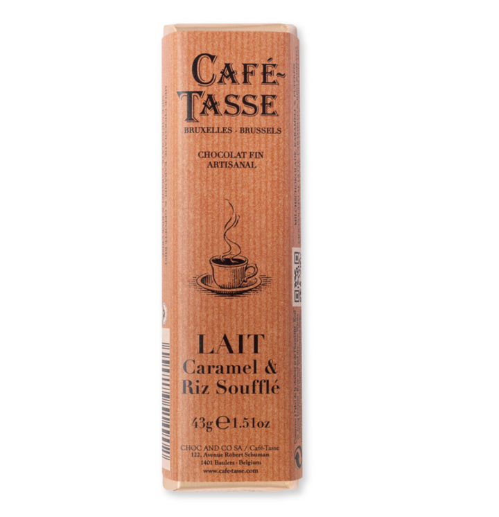 Milk chocolate bar Caramel & Crispy Rice