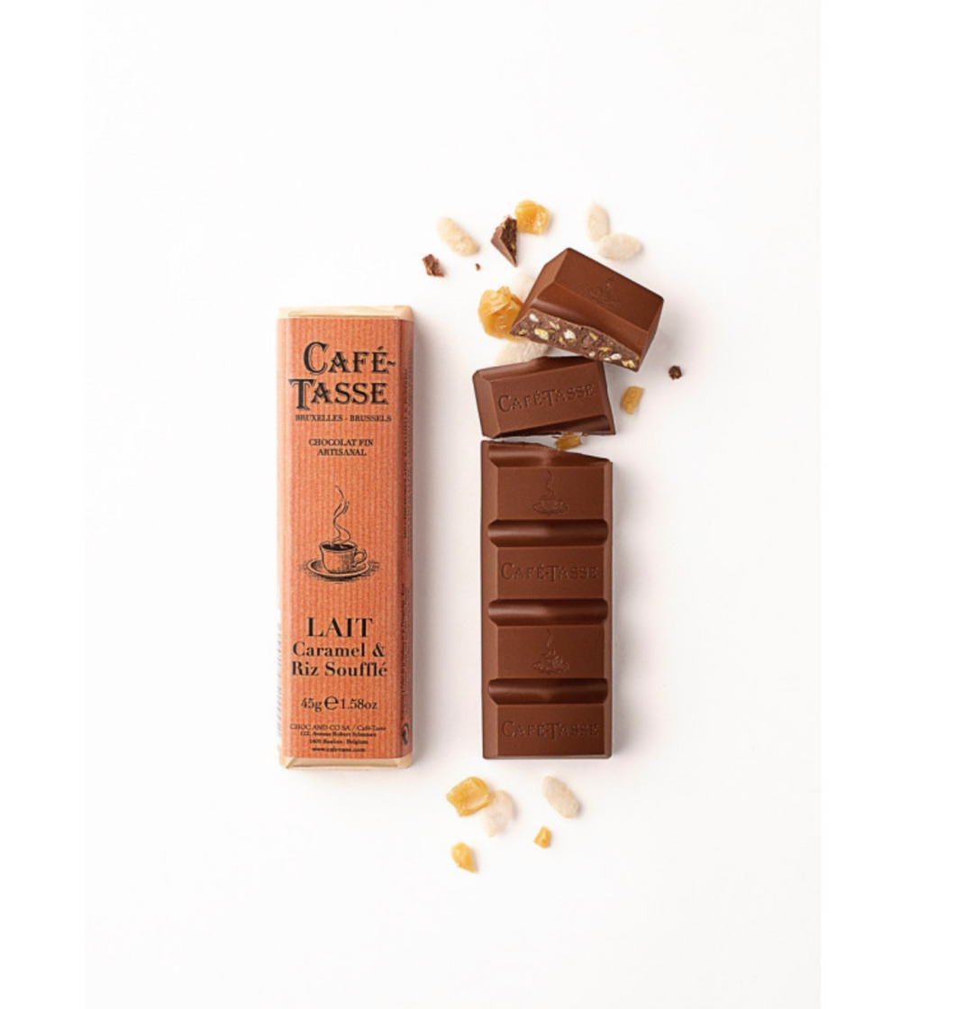 Milk chocolate bar Caramel & Crispy Rice