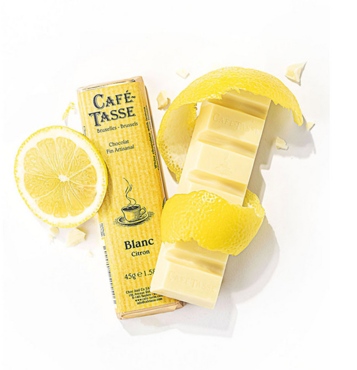 White chocolate bar with Lemon