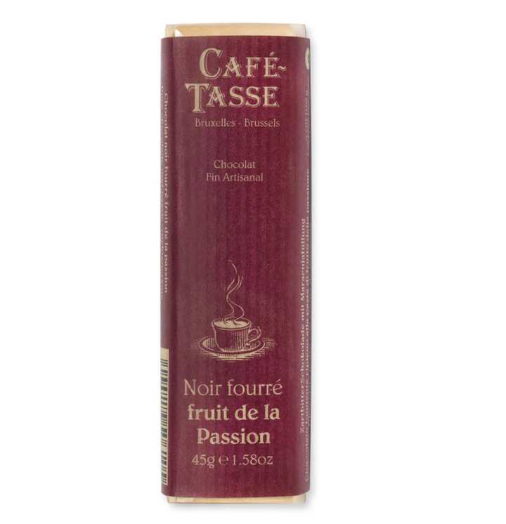 Dark chocolate bar with Passion fruit