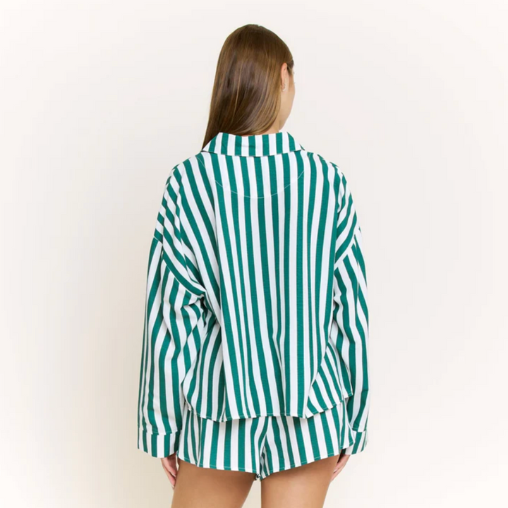 Brunch Date Long Sleeve Shortie PJ Set