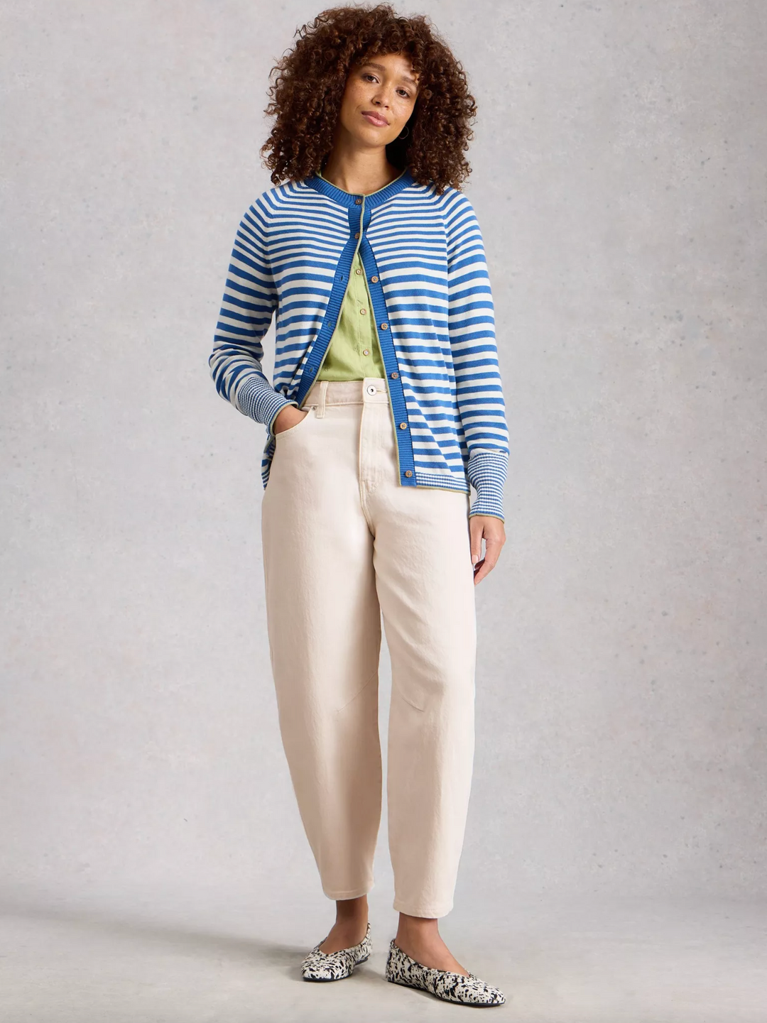 Aubrey Barrel Leg Jean