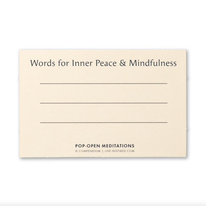 Pop Open Meditations Card Set