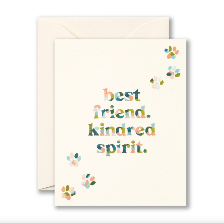 Best Friend. Kindred Spirit Card