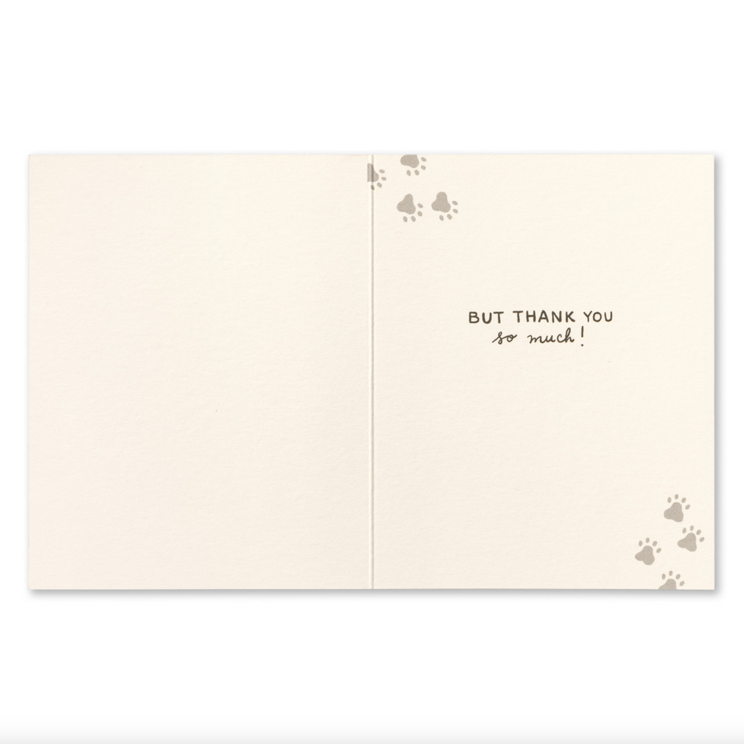 This May be a Little Much Card