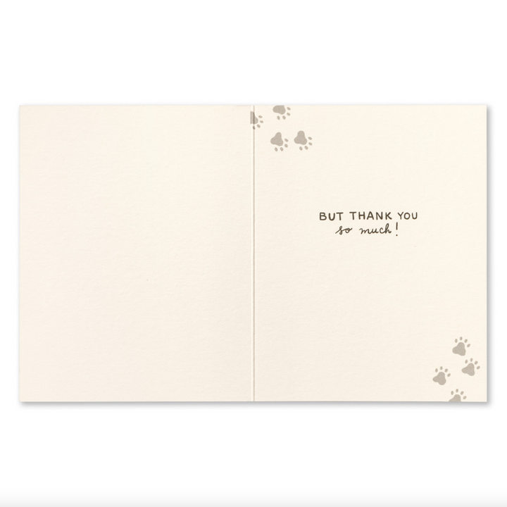 This May be a Little Much Card