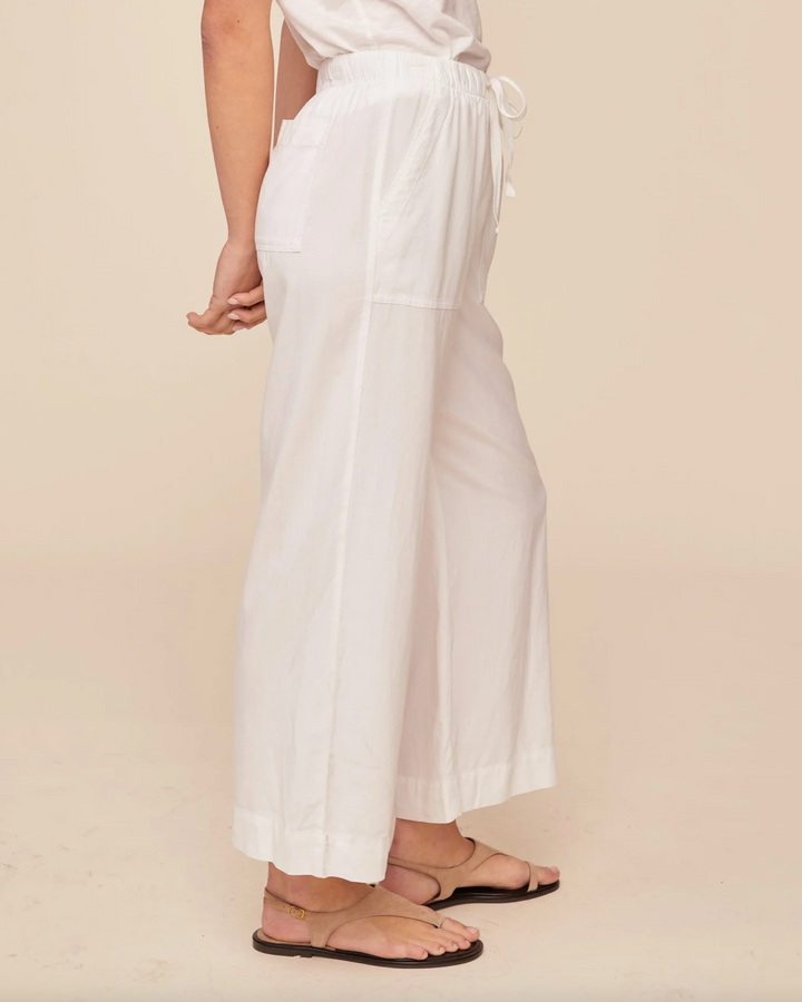 Easy Pocket Wide Leg Crop