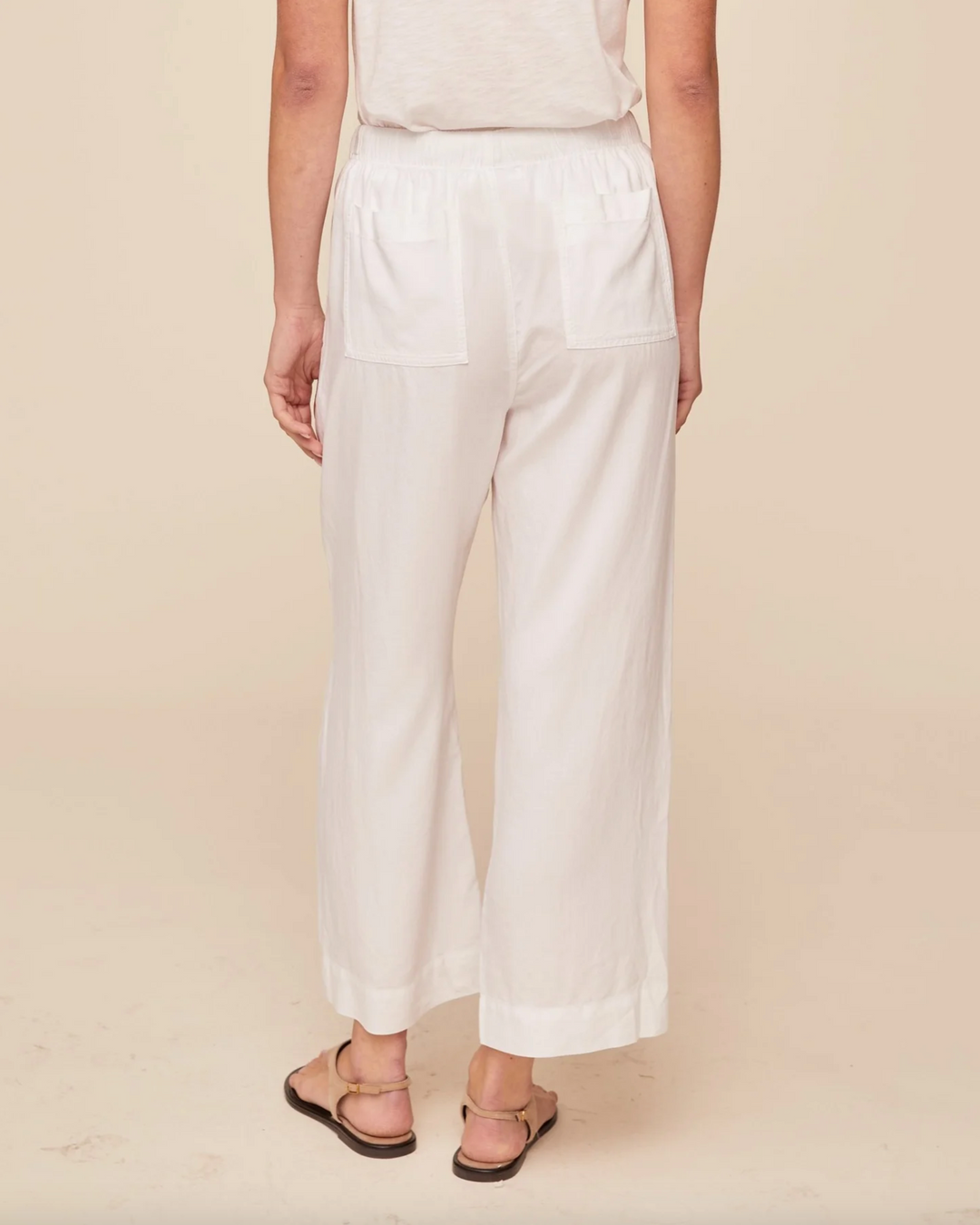 Easy Pocket Wide Leg Crop