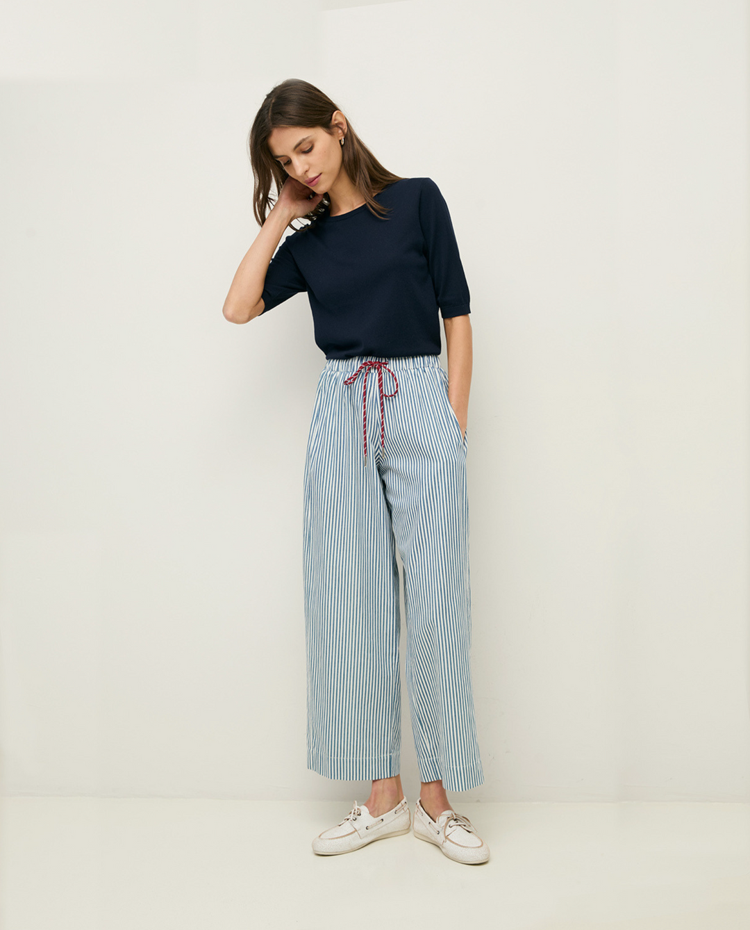Striped cotton Trousers