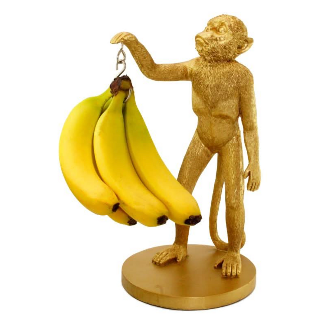 Monkey Banana Holder Gold