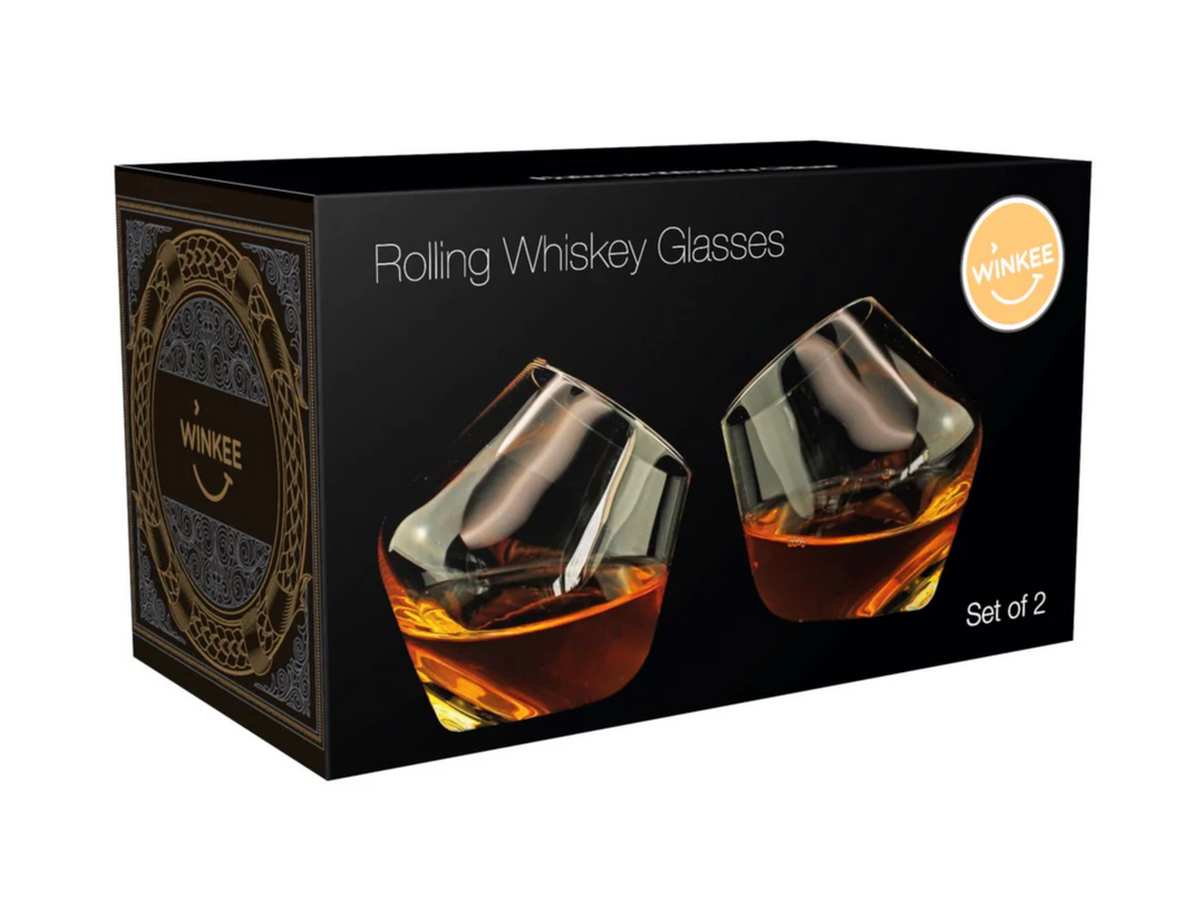 Rolling Whiskey Glasses (SetOf2)