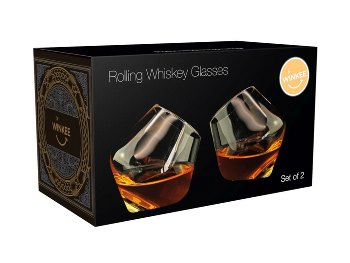 Rolling Whiskey Glasses (SetOf2)