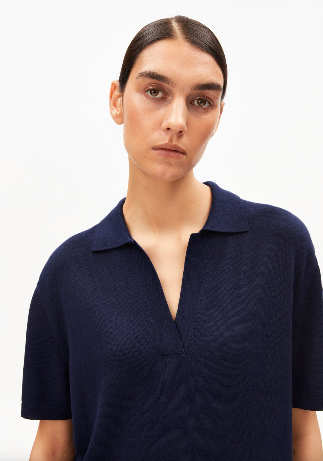 Fine Polo Knit Dress