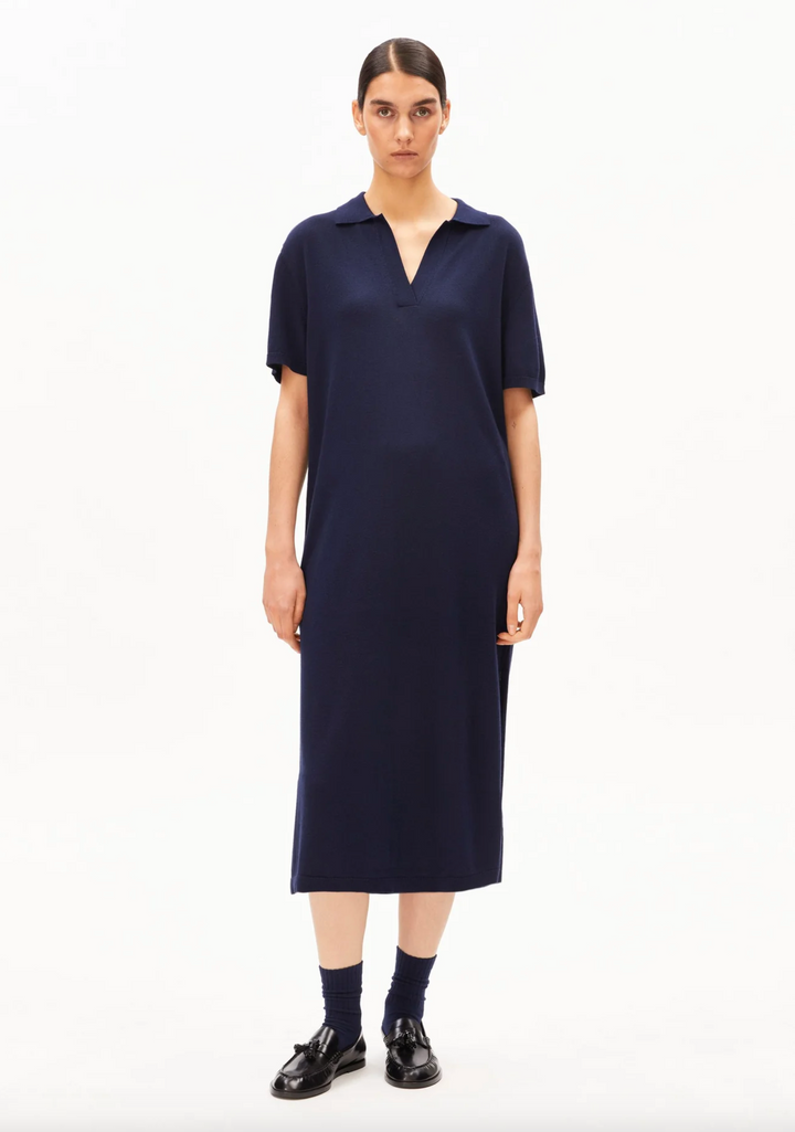Fine Polo Knit Dress