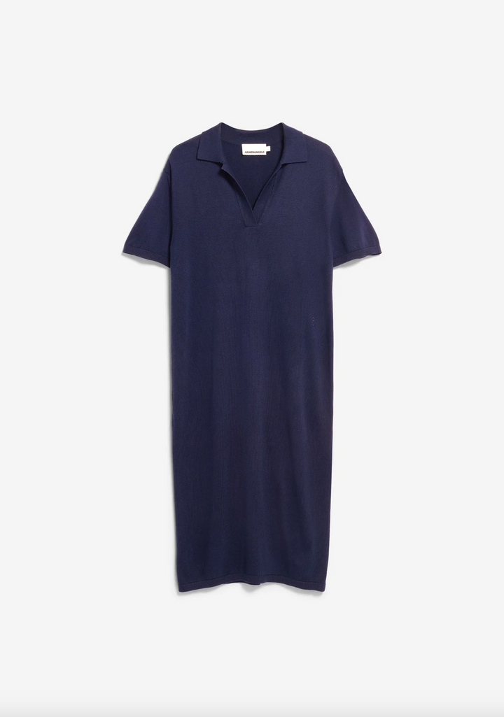 Fine Polo Knit Dress