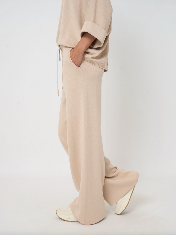 Fine Knit Wide Leg Pants