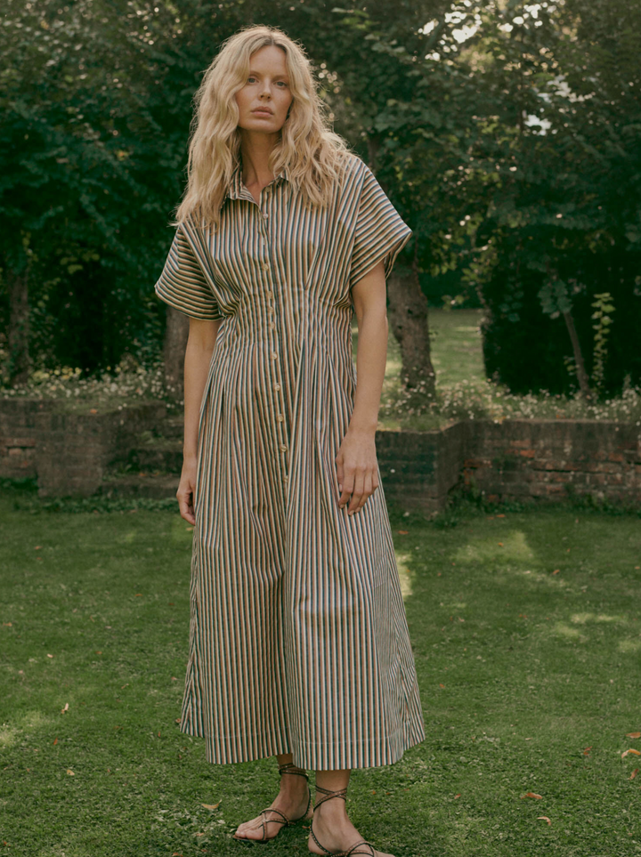 Stripe A-Line Dress