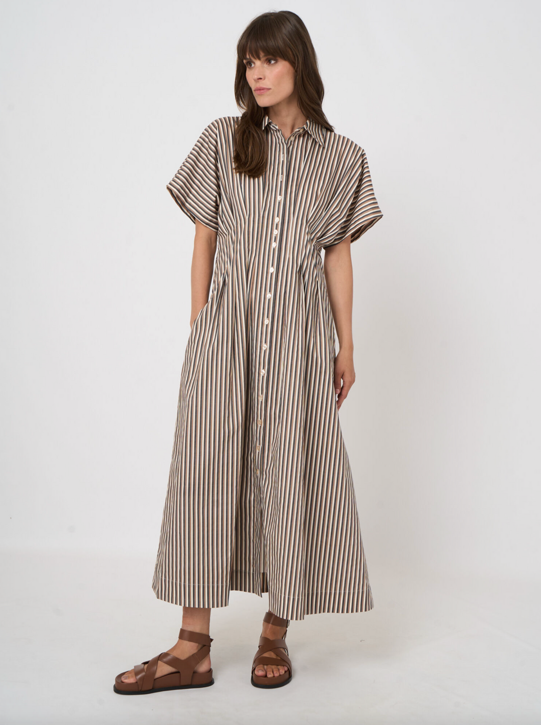 Stripe A-Line Dress