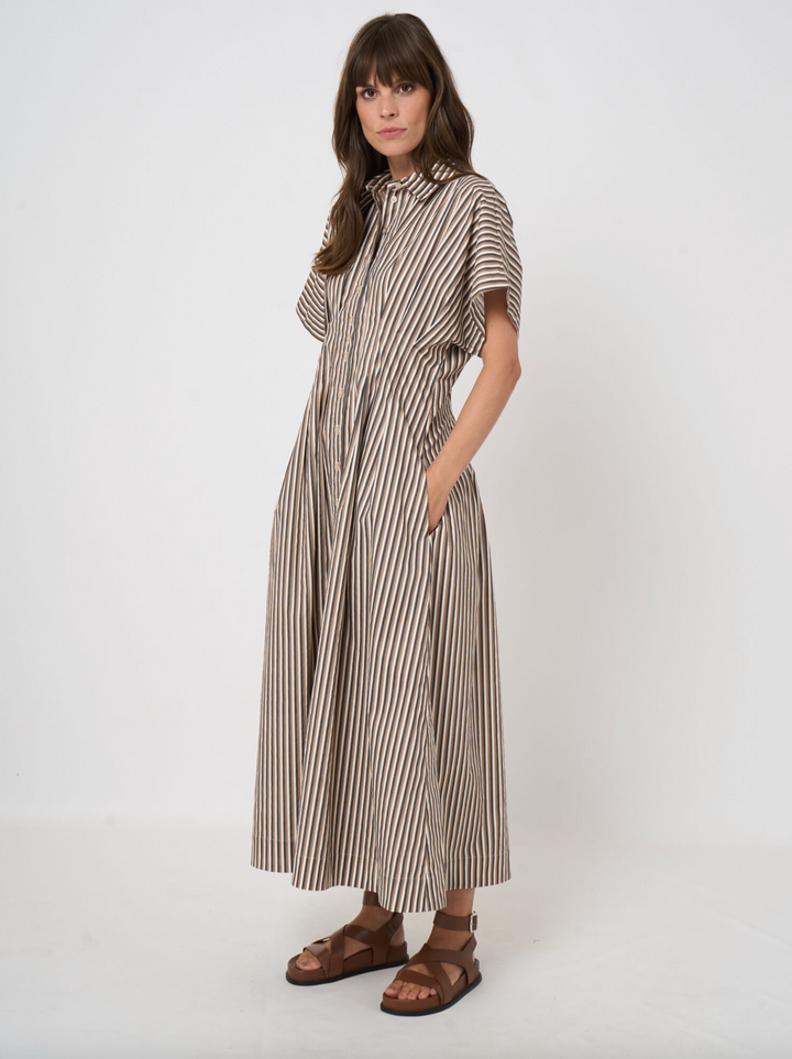 Stripe A-Line Dress