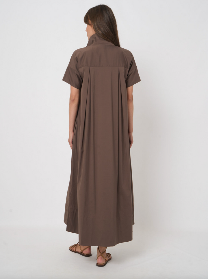 Stretch Poplin A-line Dress