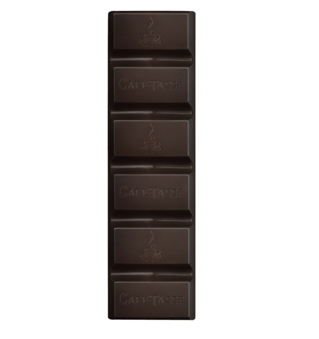 Dark chocolate bar with Salted Caramel