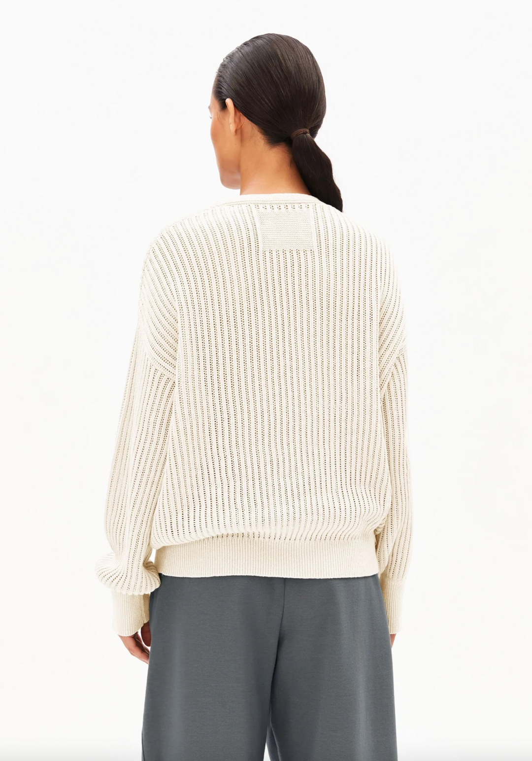 Linen Blend Knit Sweater