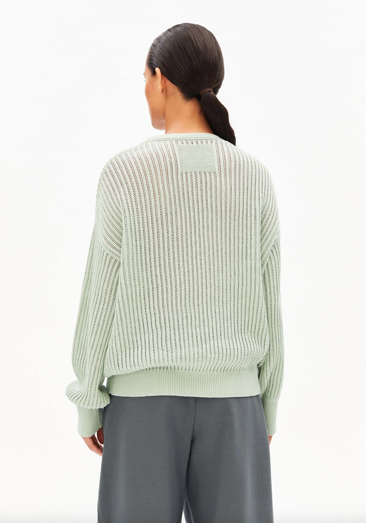 Linen Blend Knit Sweater