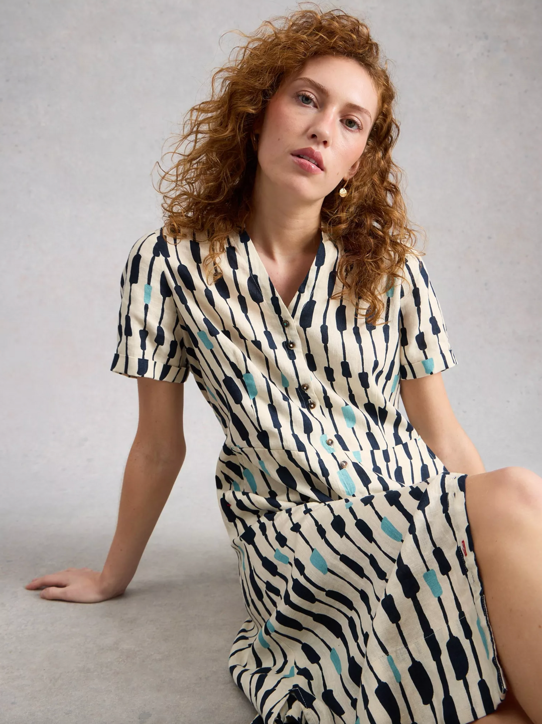 Iris Linen Dress