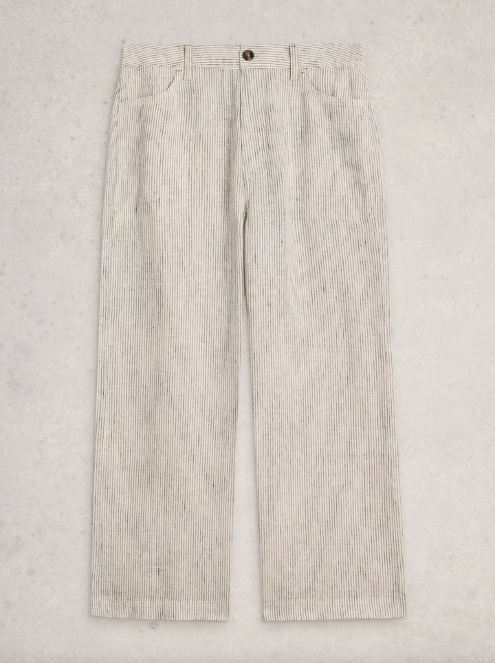 Tia Linen Wide Leg Crop