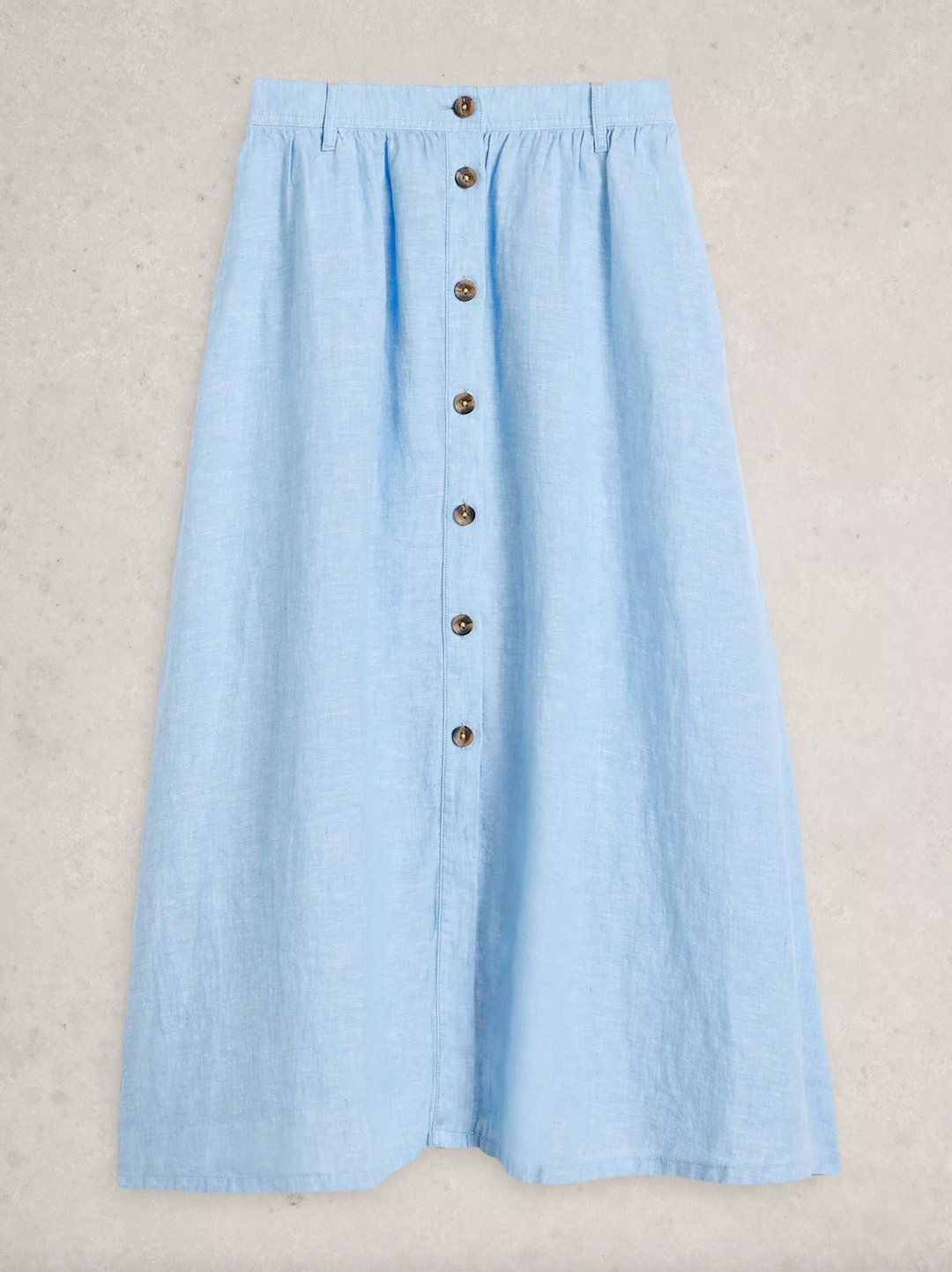 Riley Linen Midi Skirt