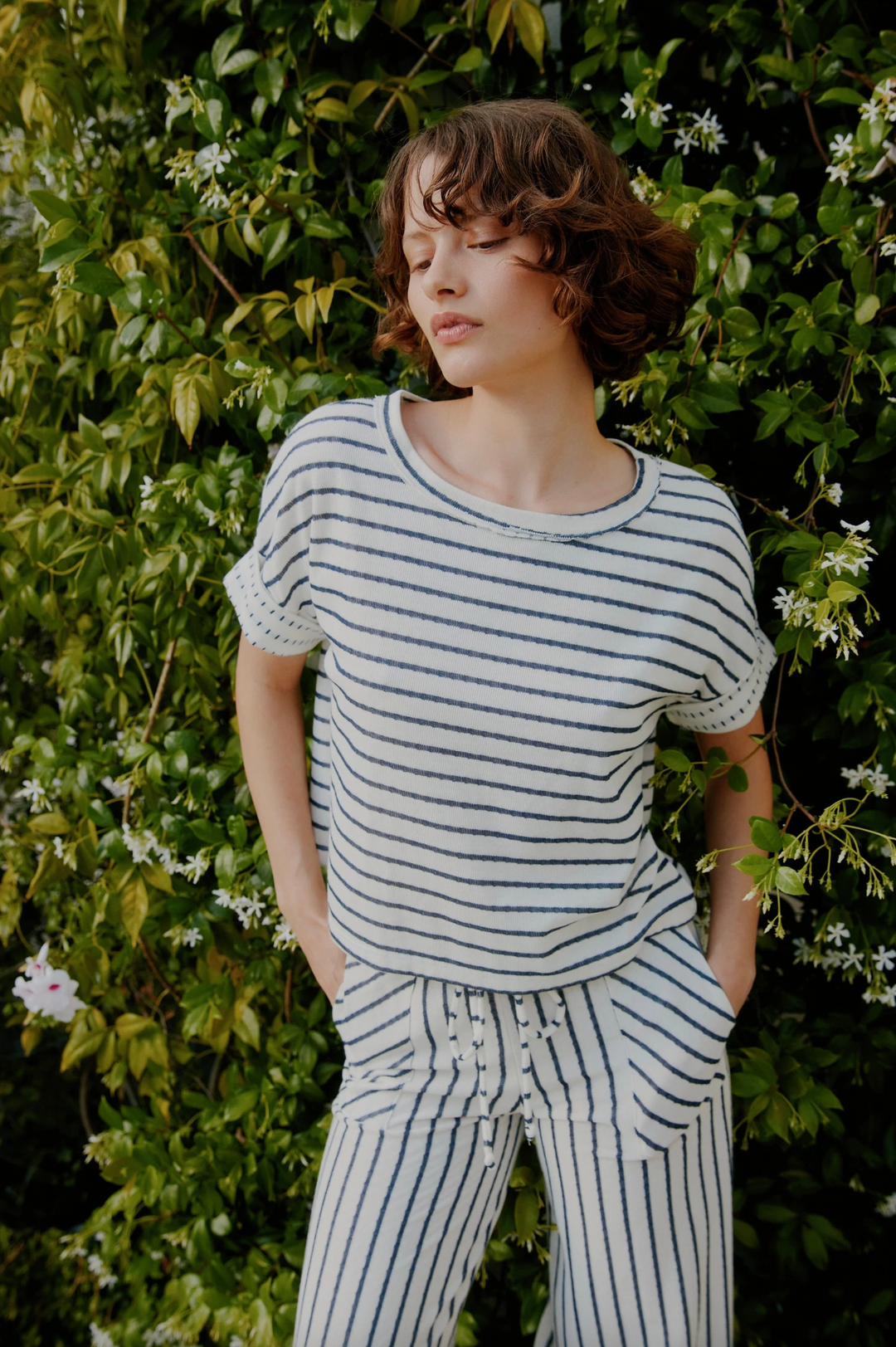 Zadie Ivory Striped Tee