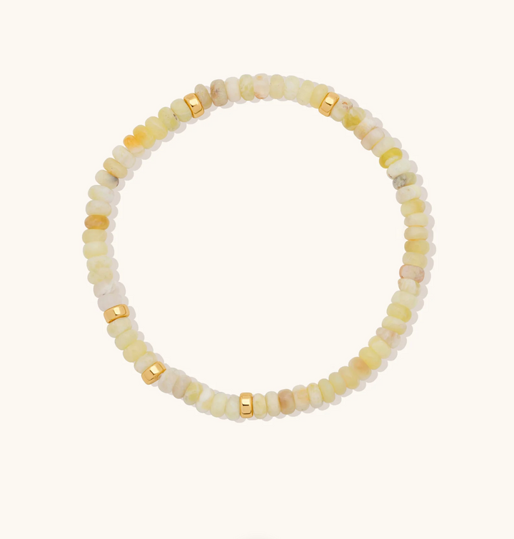 Yellow Opal Gemstone Bracelet